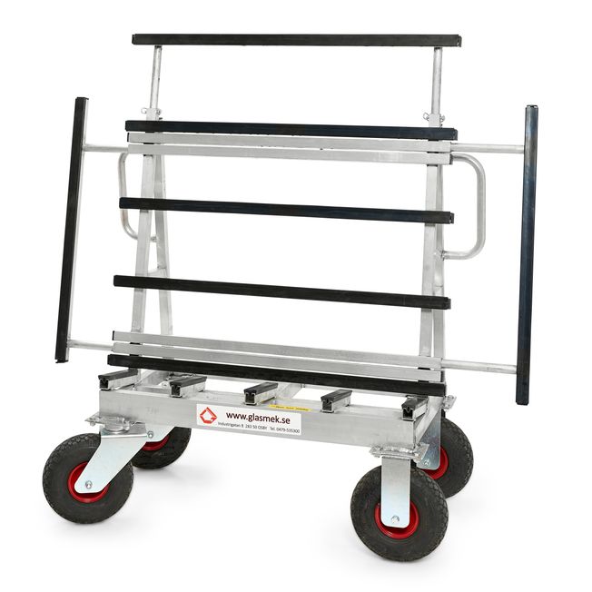 Vagn Utdragbar Alu 1080x500x1230 mm