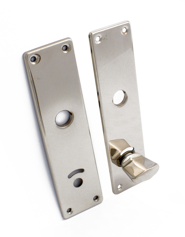 WC-Beslag 65 Nickel 180x46 mm