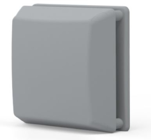 Fresh Luftintag Tyfon 145x145mm, GRÅ