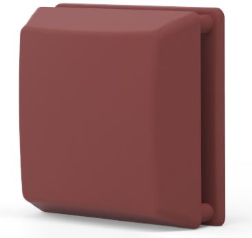 Fresh Luftintag Tyfon 145x145mm, RÖD