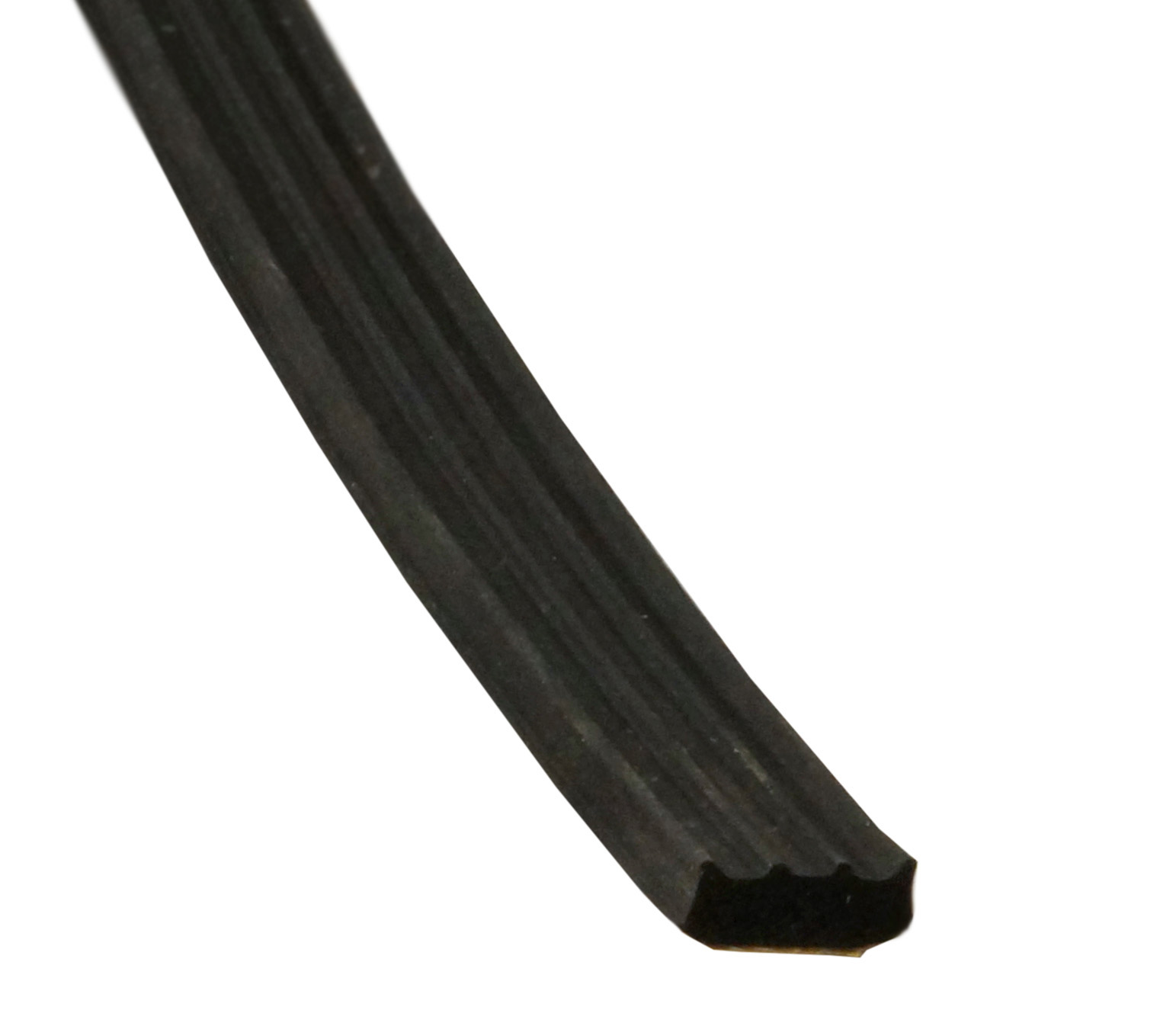 Kronlist 4 x 10 mm, självhäftande SVART 125 m