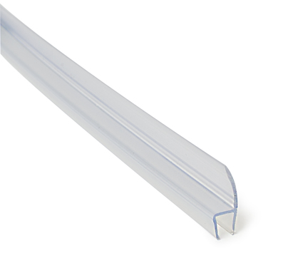 Duschlist för 6-8 mm glas mjuk kant, 1 m längd