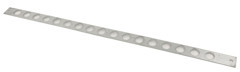 Omega Bas 39 Hålad täckplåt för fräst spalt