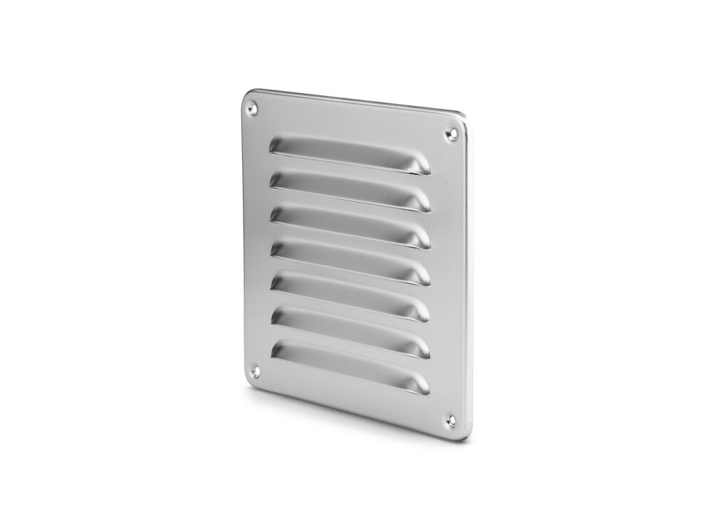Metallgaller aluminium [] 155x155 mm, utan stos
