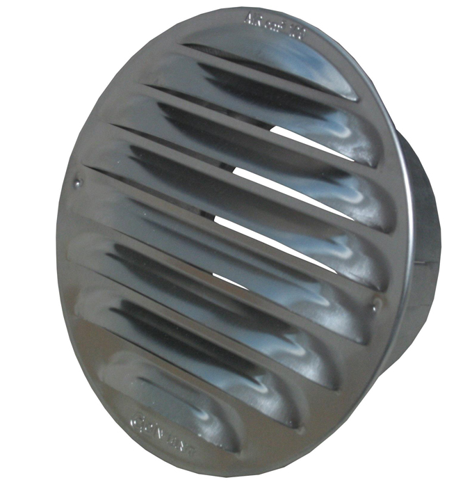 Metallgaller aluminium O 120 mm, med stos