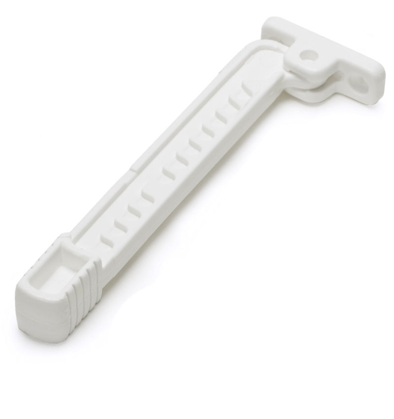 Vädringsbeslag 66/55 endast arm, vit