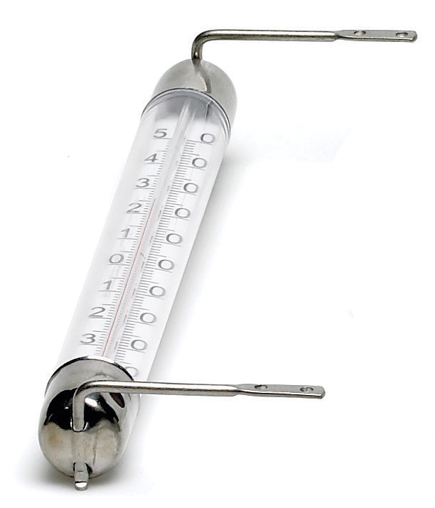 Termometer 02061, glas-rostfri