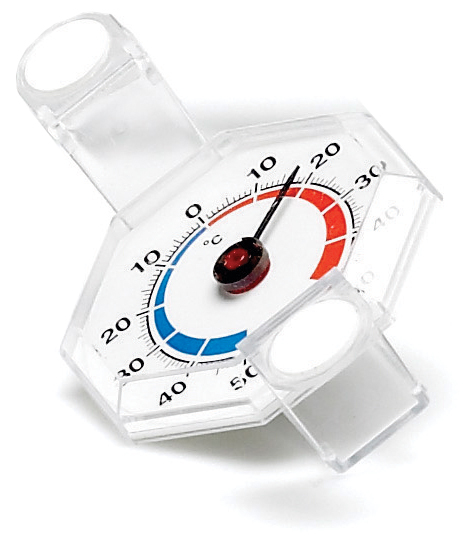 Termometer 8-kantig 02081, utomhus