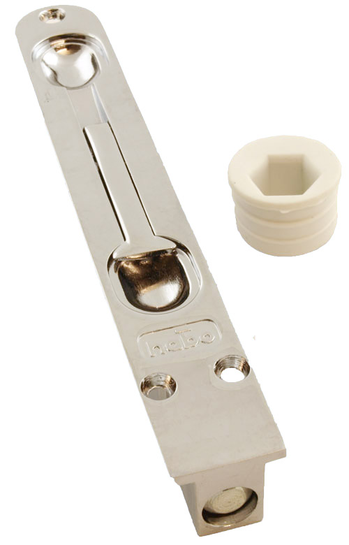 Kantregel 8312 förkromad inkl. slutbleck plast
