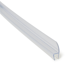 h-profil 8-10 mm glas, duschlist mjuk flärp, 3 m