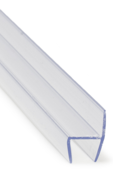 h-Profil 8 mm transp PVC 14x11, L 2,5 m