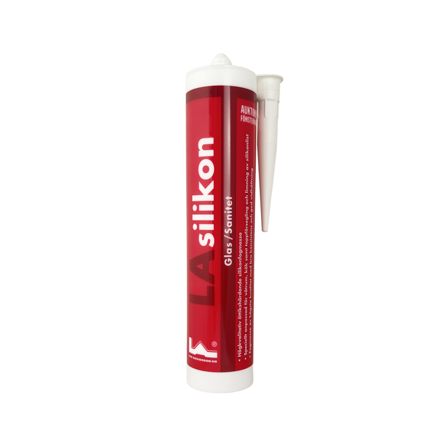 LAsilikon glas- och sanitet, Vit 310 ml