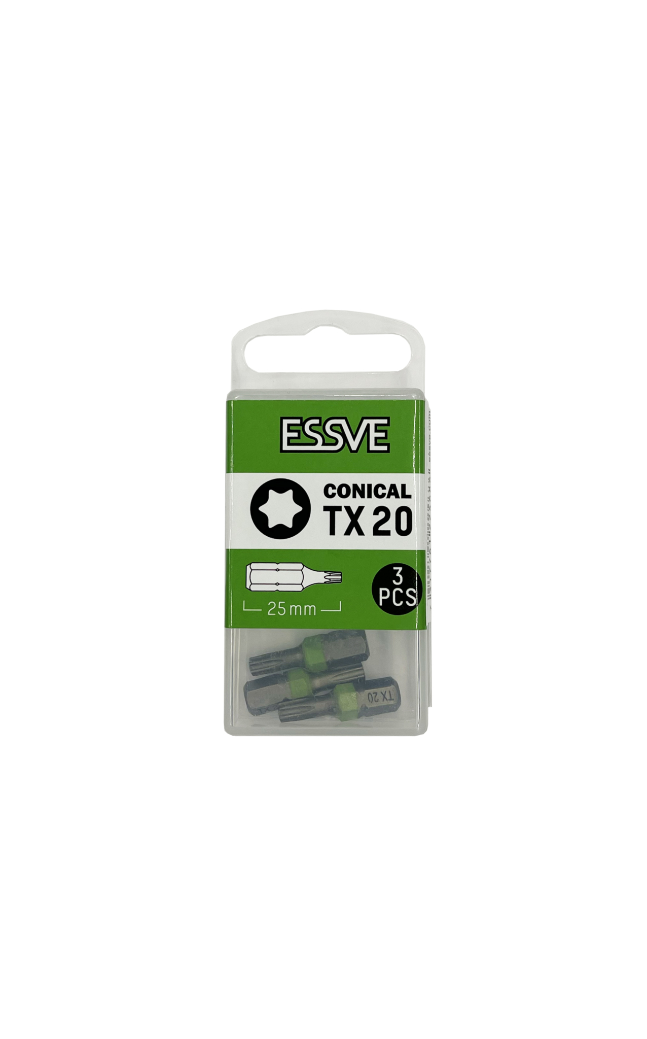 Bits Torx 20 (Stick-fit) 3-Pack (Essve)