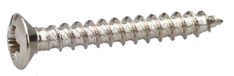 Skruv TKFX 4,0 x 35 mm, förnicklad