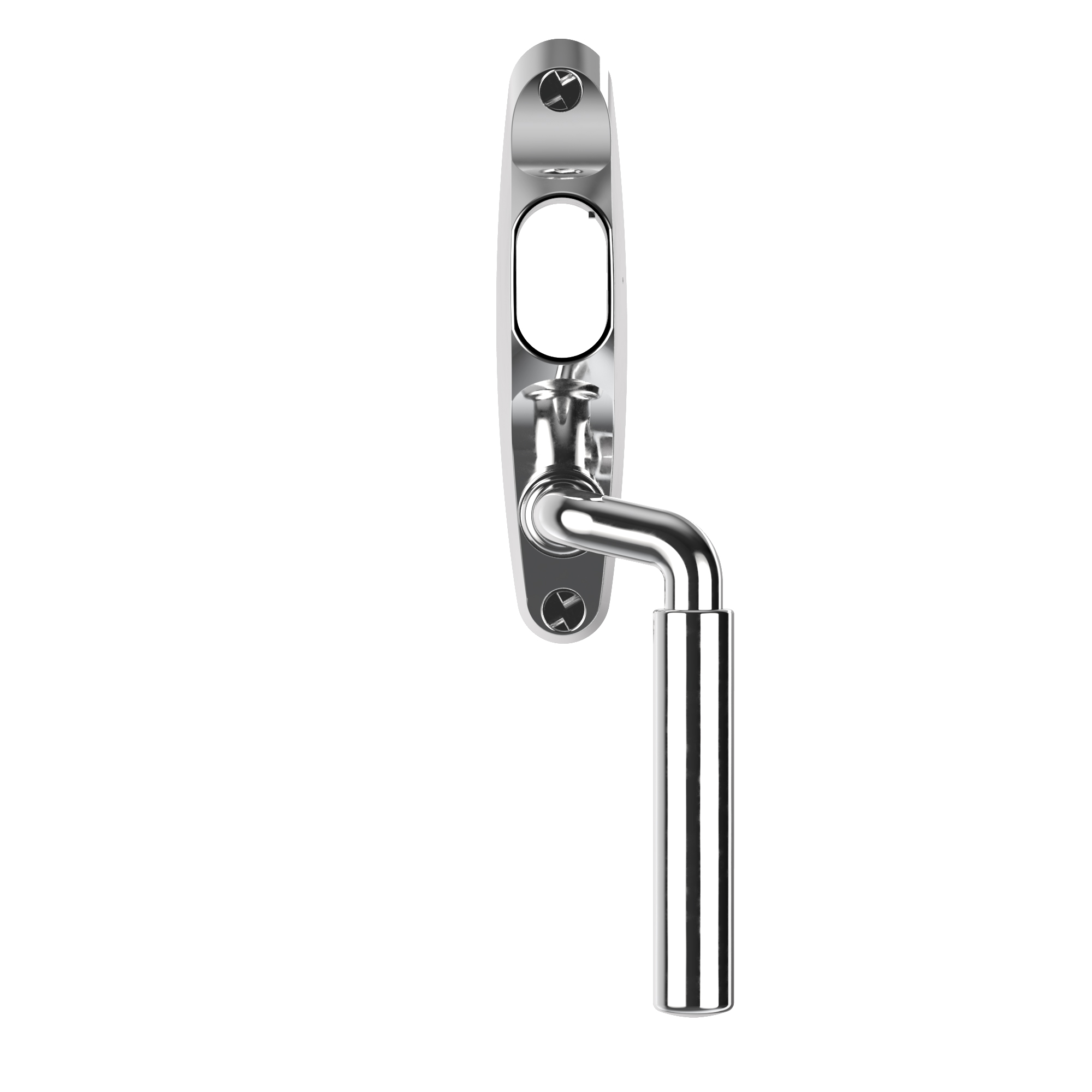 Spanjoletthandtag Prästö för cylinder höger, Krom
